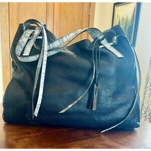 Vince Camuto Rilo Leather Shoulder Tote Bag